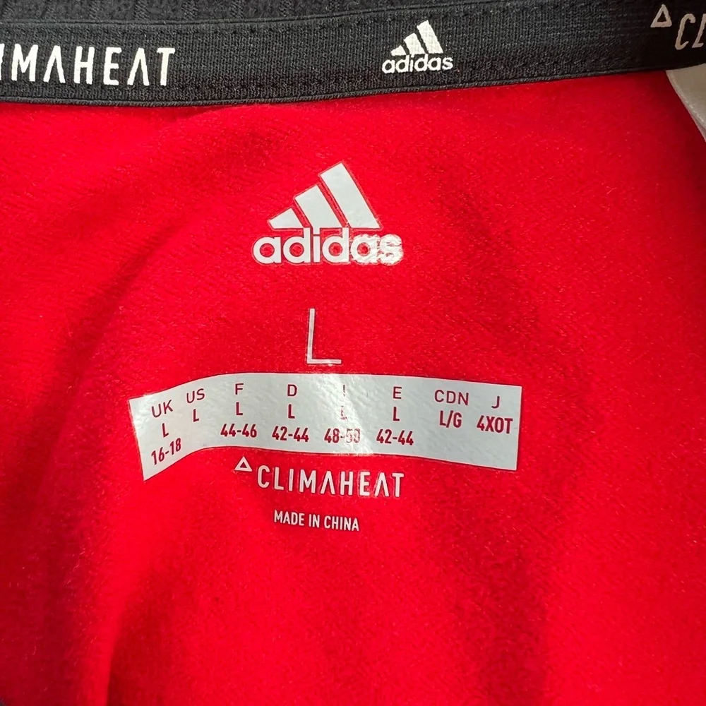 Adidas Women's Climaheat Winter Triathlon Cycling Jersey, Scarlet Red/Black, L - Picture 7 of 11